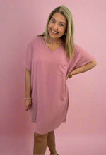 Load image into Gallery viewer, airflow pocket dress, light rose
