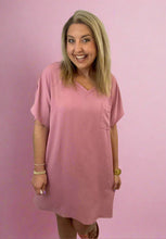 Load image into Gallery viewer, airflow pocket dress, light rose
