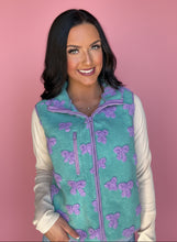 Load image into Gallery viewer, mint bow vest
