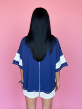 Load image into Gallery viewer, on repeat french terry top, navy | reg + plus
