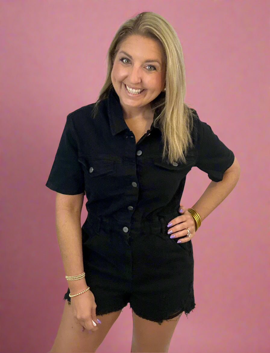 reckless romper, midnight | 2 fly co