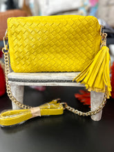 Load image into Gallery viewer, the woven bag, yellow
