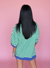Load image into Gallery viewer, kelly stripe getaway top
