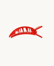 Load image into Gallery viewer, rudolph red medium flat square hair clip | teleties
