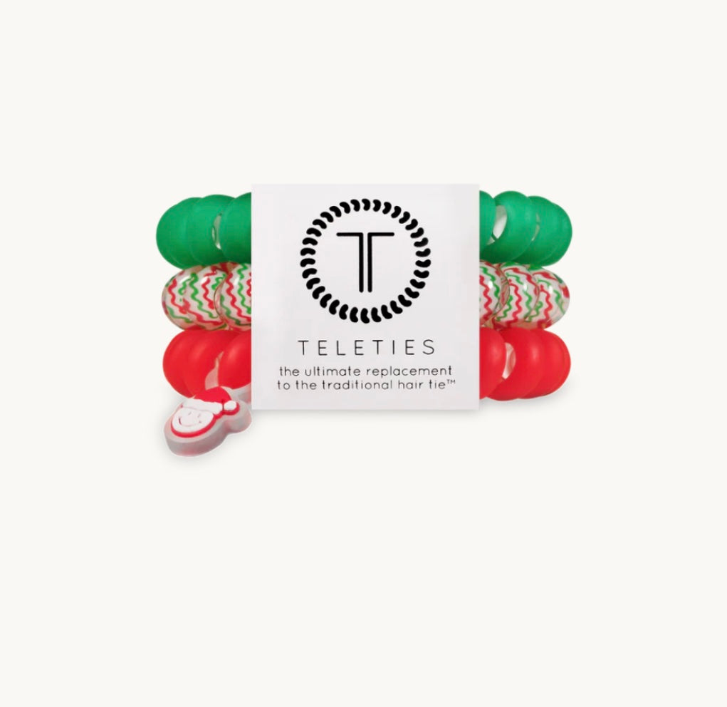 santa baby large spirals | teleties