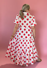 Load image into Gallery viewer, classic red polka dot maxi
