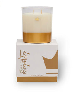 14 oz boxed glass candle, bayou blossom | bourbon royalty