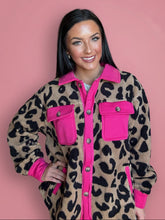 Load image into Gallery viewer, pink prowl fleece jacket
