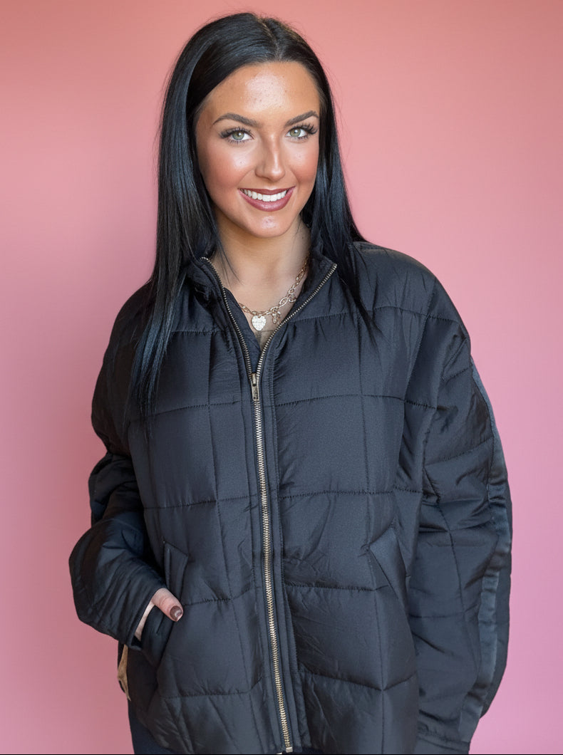 the hearthside puffer, black