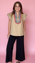 Load image into Gallery viewer, the kensington plaid ruffle top
