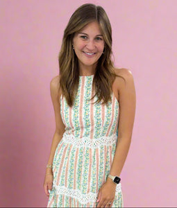 delicate floral midi