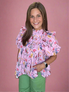 blush belle blouse