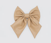 Load image into Gallery viewer, bow barette, khaki
