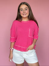 Load image into Gallery viewer, simply stitched sweater, pink

