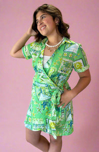 oceanside wrap dress