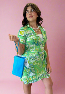 oceanside wrap dress