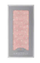Load image into Gallery viewer, pink pearl polka dot bamboo swaddle
