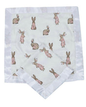 Load image into Gallery viewer, powder pink bunnies bamboo newcastle blankie
