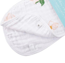 Load image into Gallery viewer, baby burp cloth + bib combo: southern magnolia
