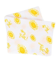 Load image into Gallery viewer, baby muslin swaddle receiving blanket: hey y'all

