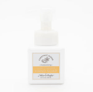 chestnut suede luxe foaming hand soap | mixologie