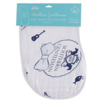Load image into Gallery viewer, baby burp cloth + bib combo: southern gentleman
