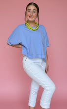 Load image into Gallery viewer, recess ready crop knit, blue
