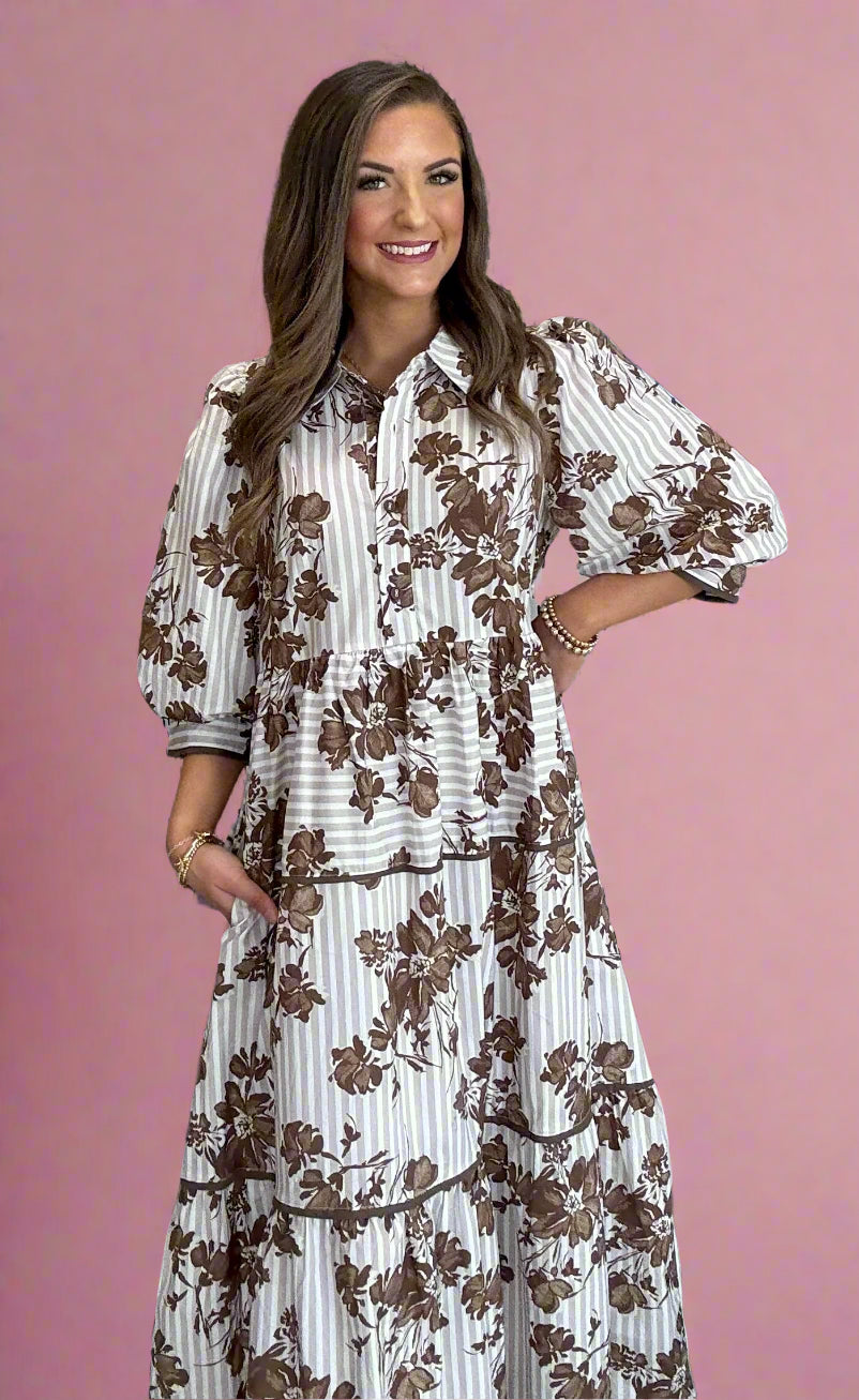 maple lane midi dress