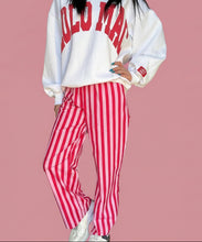 Load image into Gallery viewer, red/pink striped pant | lulu mac
