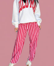 Load image into Gallery viewer, red/pink striped pant | lulu mac
