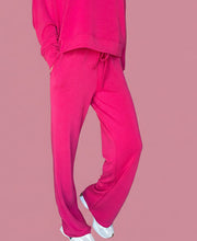 Load image into Gallery viewer, scuba wide leg pant, plum pink | mono b
