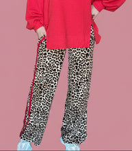 Load image into Gallery viewer, leopard + red stripe pants
