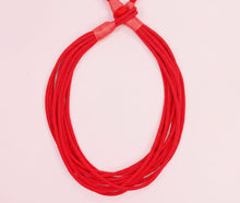 Load image into Gallery viewer, cranston cord necklace, red | caroline hill
