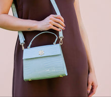 Load image into Gallery viewer, vivienne handbag baby blue EC | caroline hill
