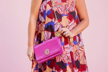 Load image into Gallery viewer, bryn crossbody clutch hot pink EC | caroline hill
