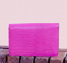 Load image into Gallery viewer, bryn crossbody clutch hot pink EC | caroline hill
