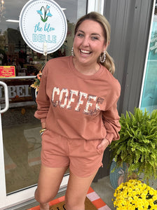 coffee sequin set