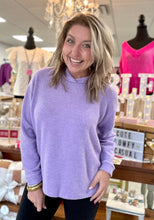 Load image into Gallery viewer, hooded hacci sweater, lavender
