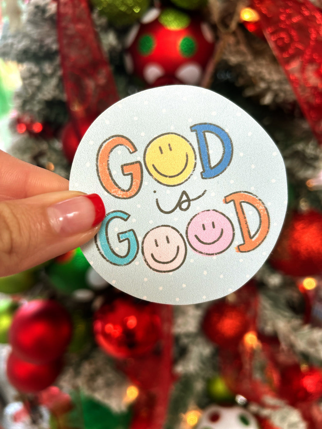 God is good sticker | kingfolk