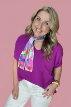 Load image into Gallery viewer, airflow v-neck dolman top, light plum
