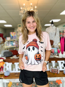 pumpkin spice ghost tee