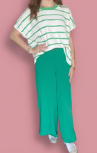 Load image into Gallery viewer, woven airflow pants, kelly green | zenana
