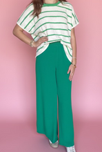 Load image into Gallery viewer, woven airflow pants, kelly green | zenana
