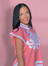 Load image into Gallery viewer, brunch + beyond linen top, rose pink
