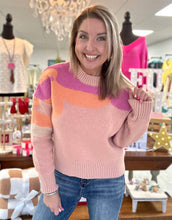 Load image into Gallery viewer, in print sweater, pink
