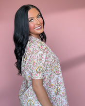 Load image into Gallery viewer, capri garden blouse
