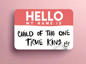 hello my name is sticker | kingfolk