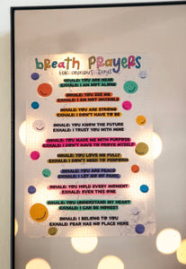 breath prayers mirror cling | kingfolk