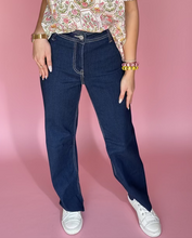 Load image into Gallery viewer, straight leg denim, dark wash | zenana
