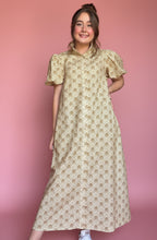 Load image into Gallery viewer, autumn sage midi dress
